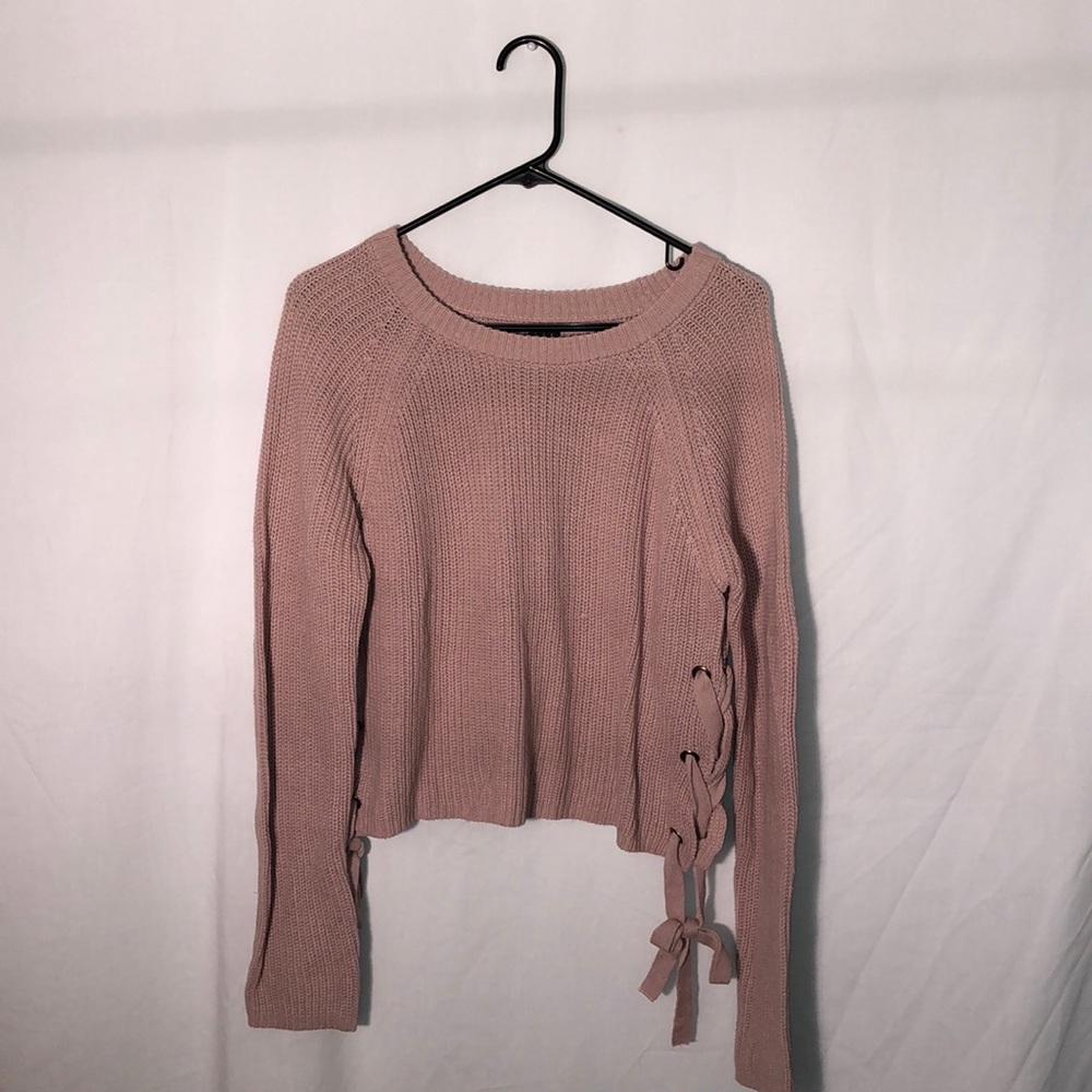 Moon and Madison Pink Sweater